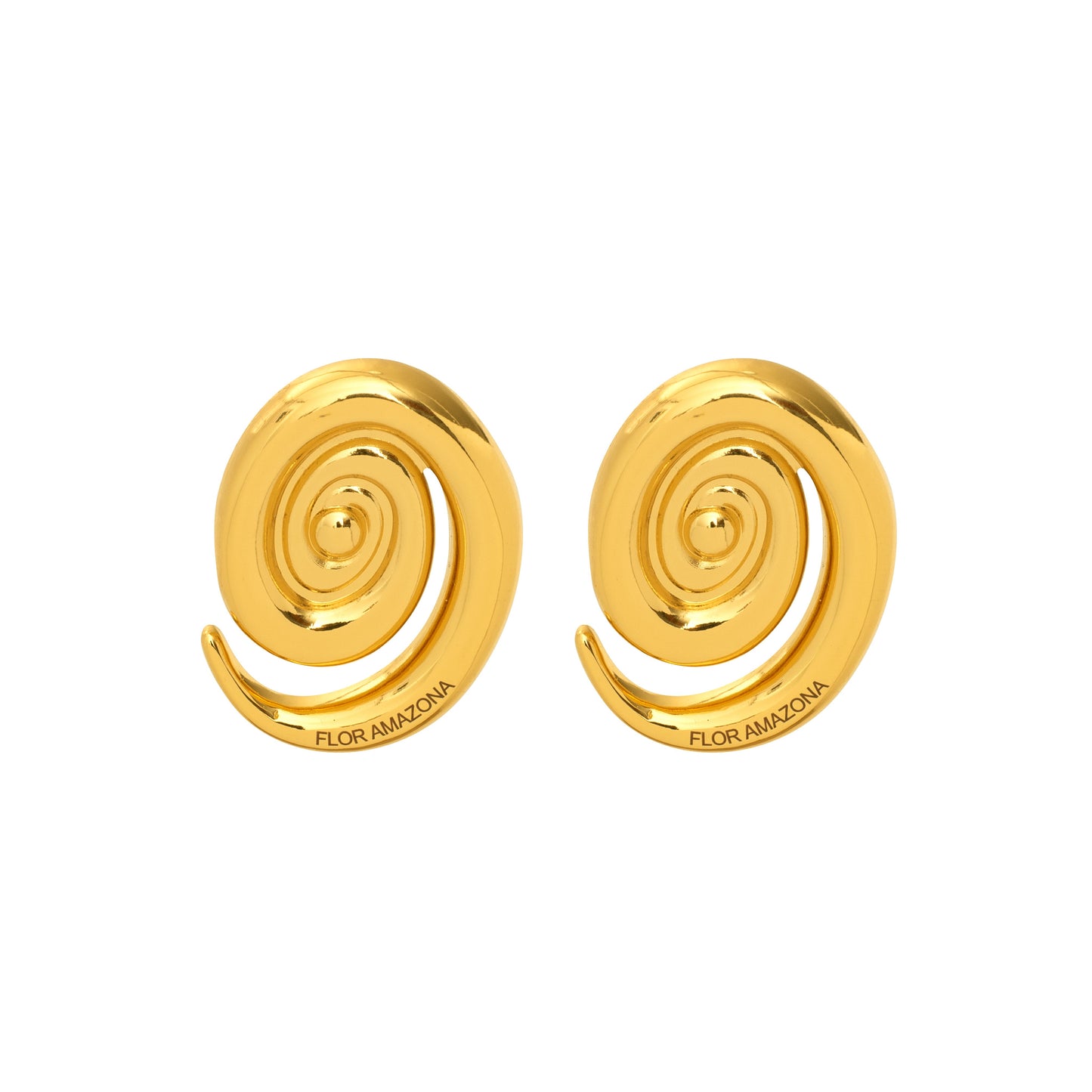 ESPIRAL EARRINGS Flor Amazona Colombia