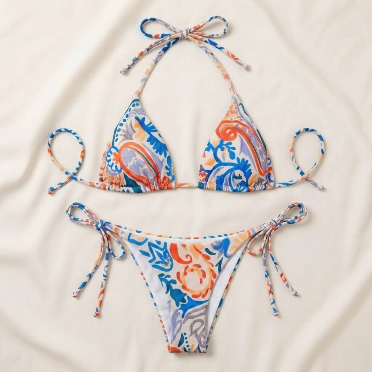 BIKINI AZULEJOS COLORS Flor Amazona Colombia