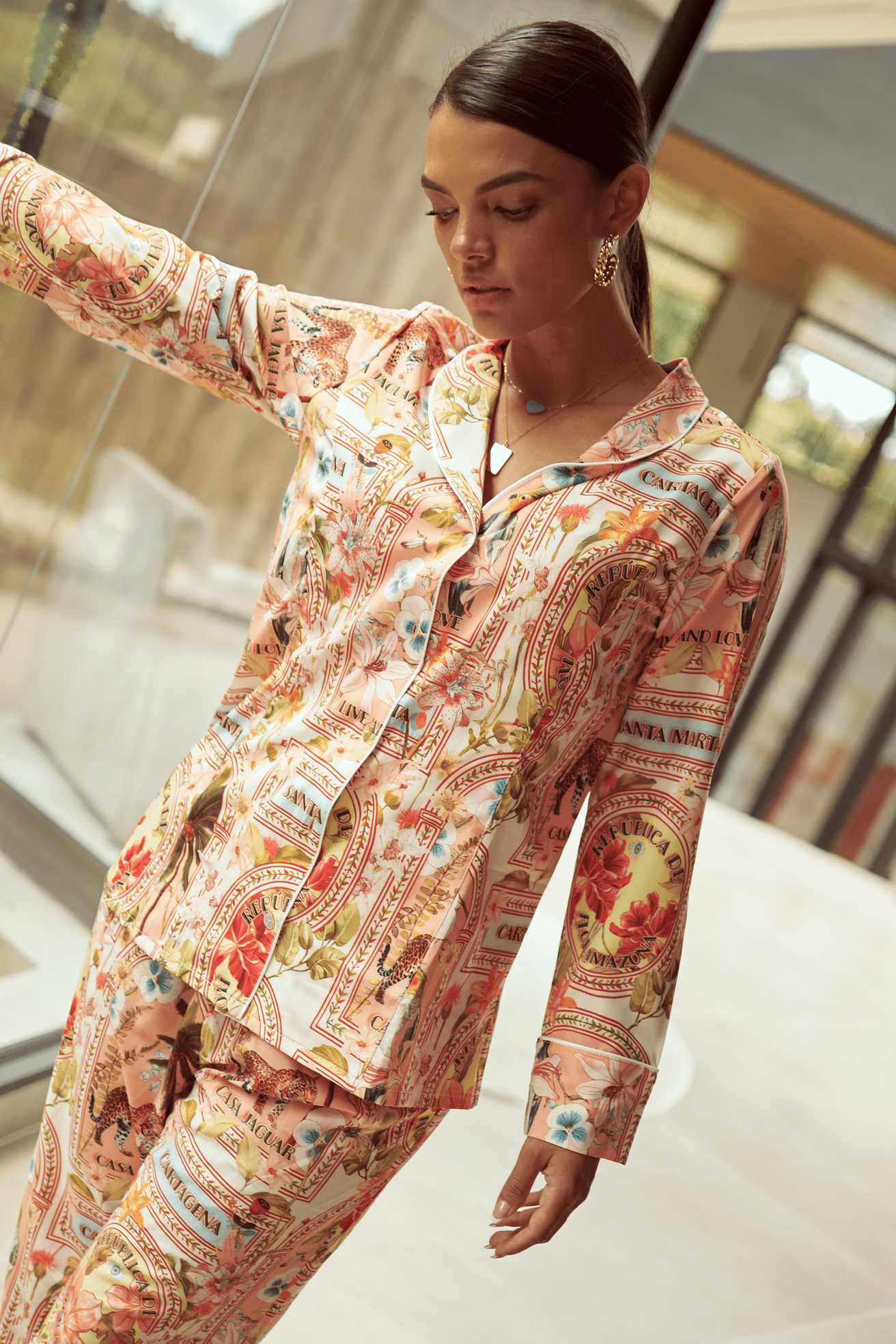 Pj Santa Martha Pants Flor Amazona Colombia