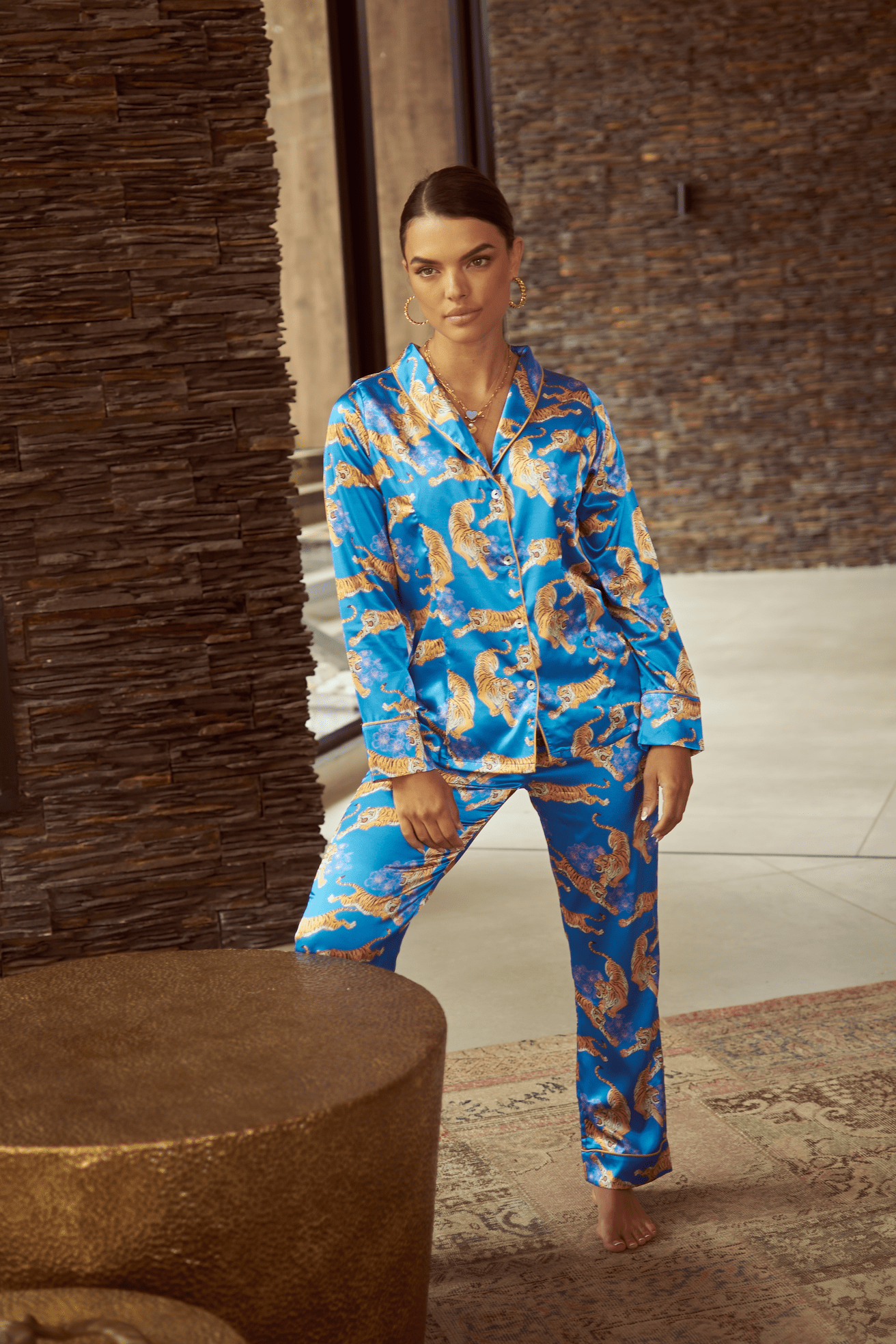 Pj Pants Tigers Blue Flor Amazona Colombia