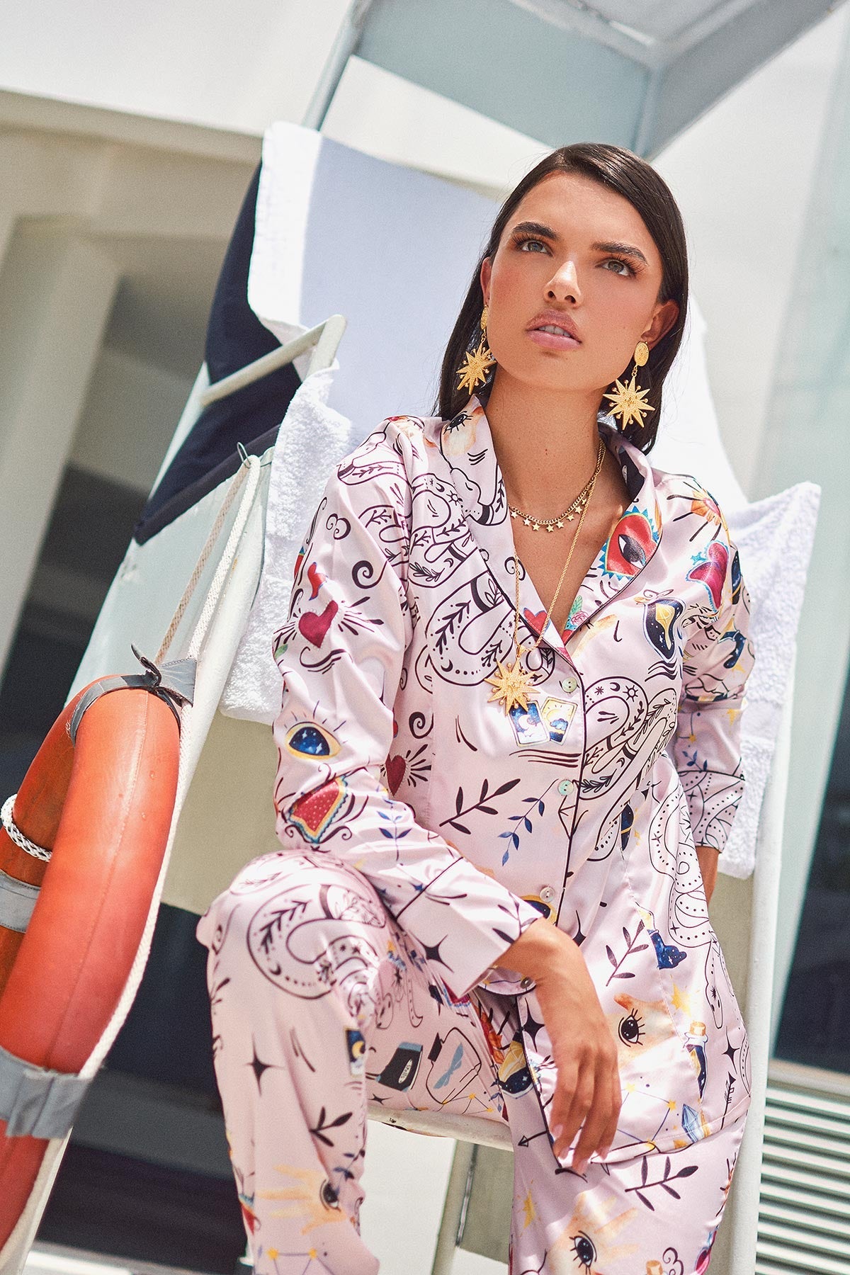 Happy Stars Necklace Flor Amazona Colombia