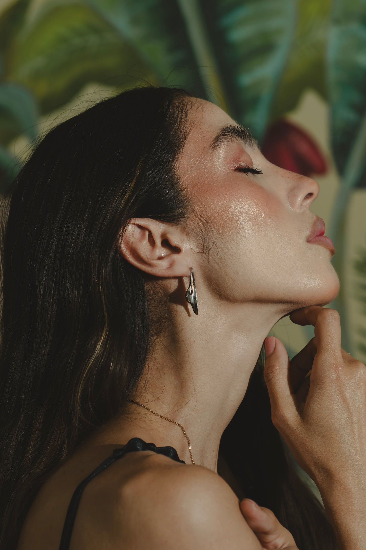 LIRIO PLATA EARRINGS Flor Amazona Colombia