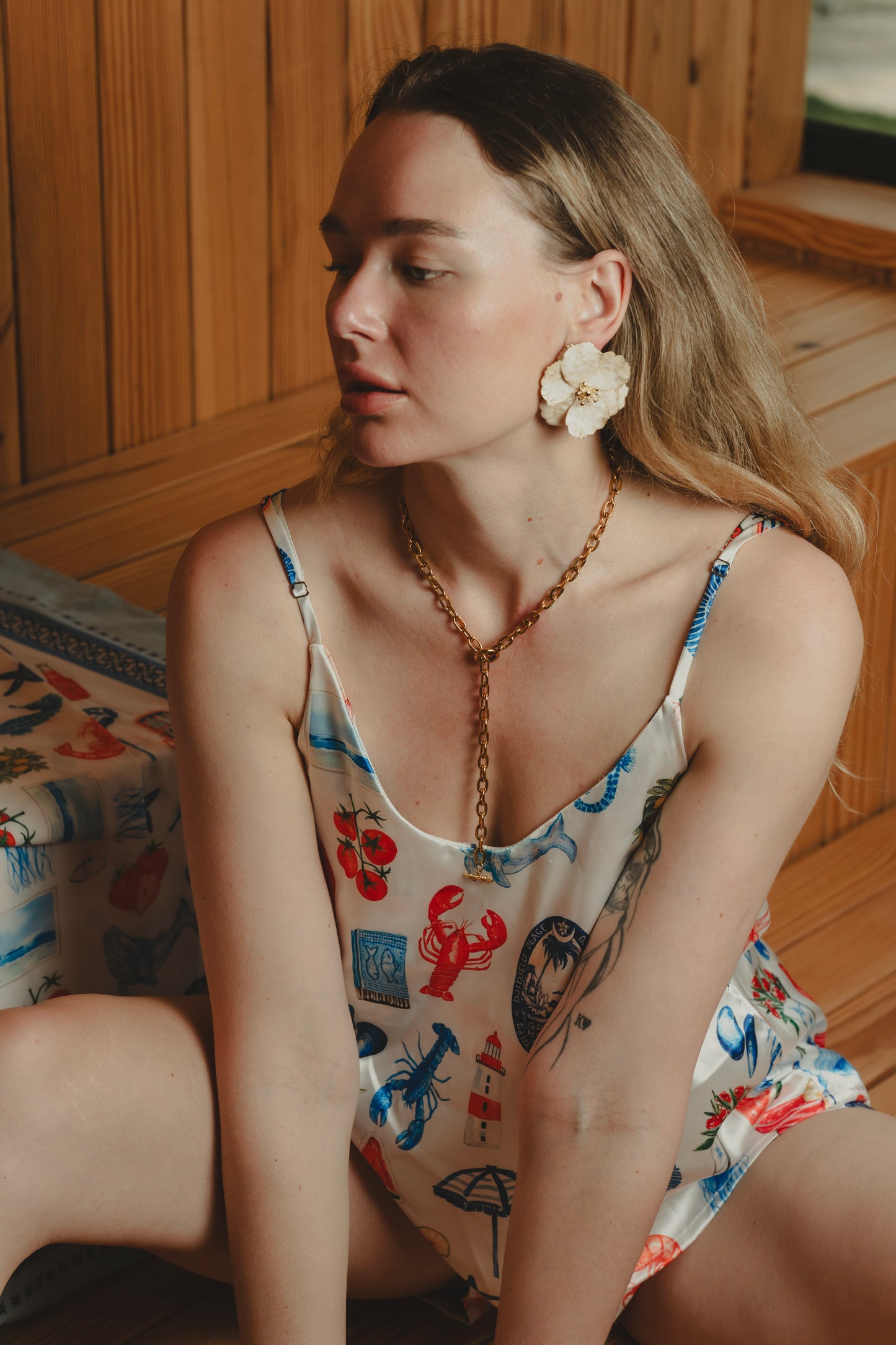 MAXI CHAIN NECKLACE Flor Amazona Colombia
