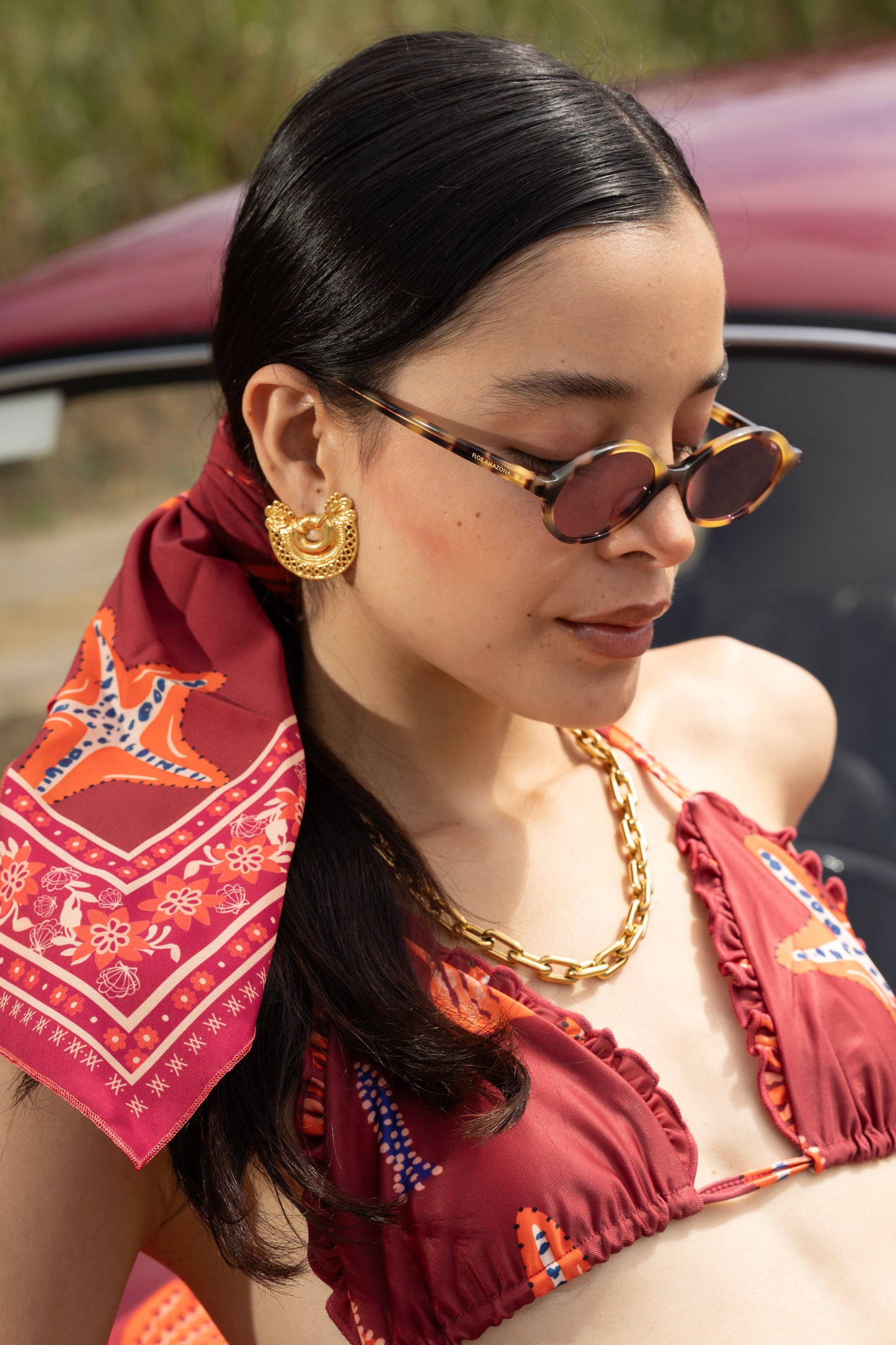 MIMI PINK SUNGLASSES Flor Amazona Colombia