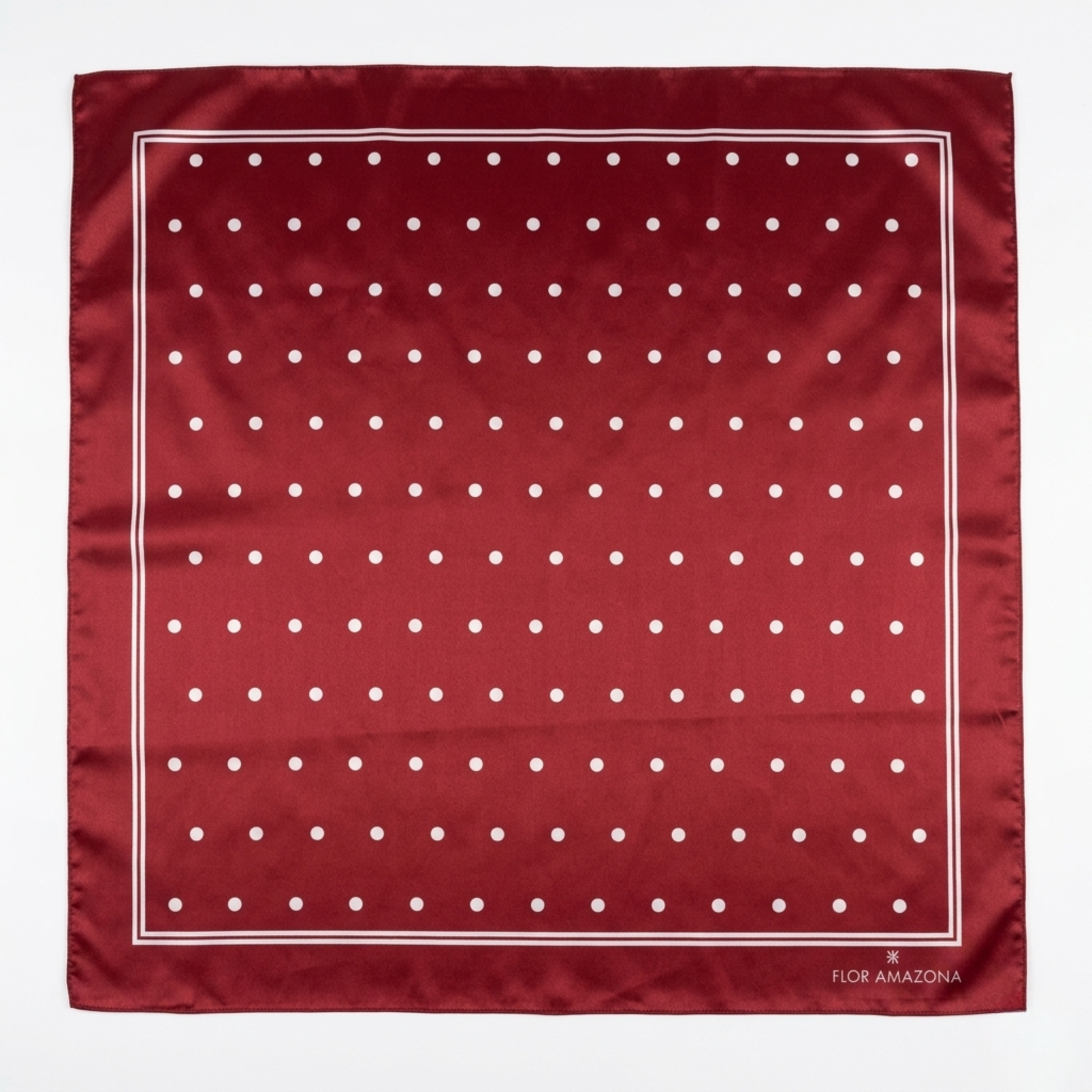 POLKA DOLTS CHERRY SCARF Flor Amazona Colombia