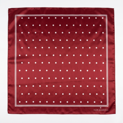 POLKA DOLTS CHERRY SCARF Flor Amazona Colombia