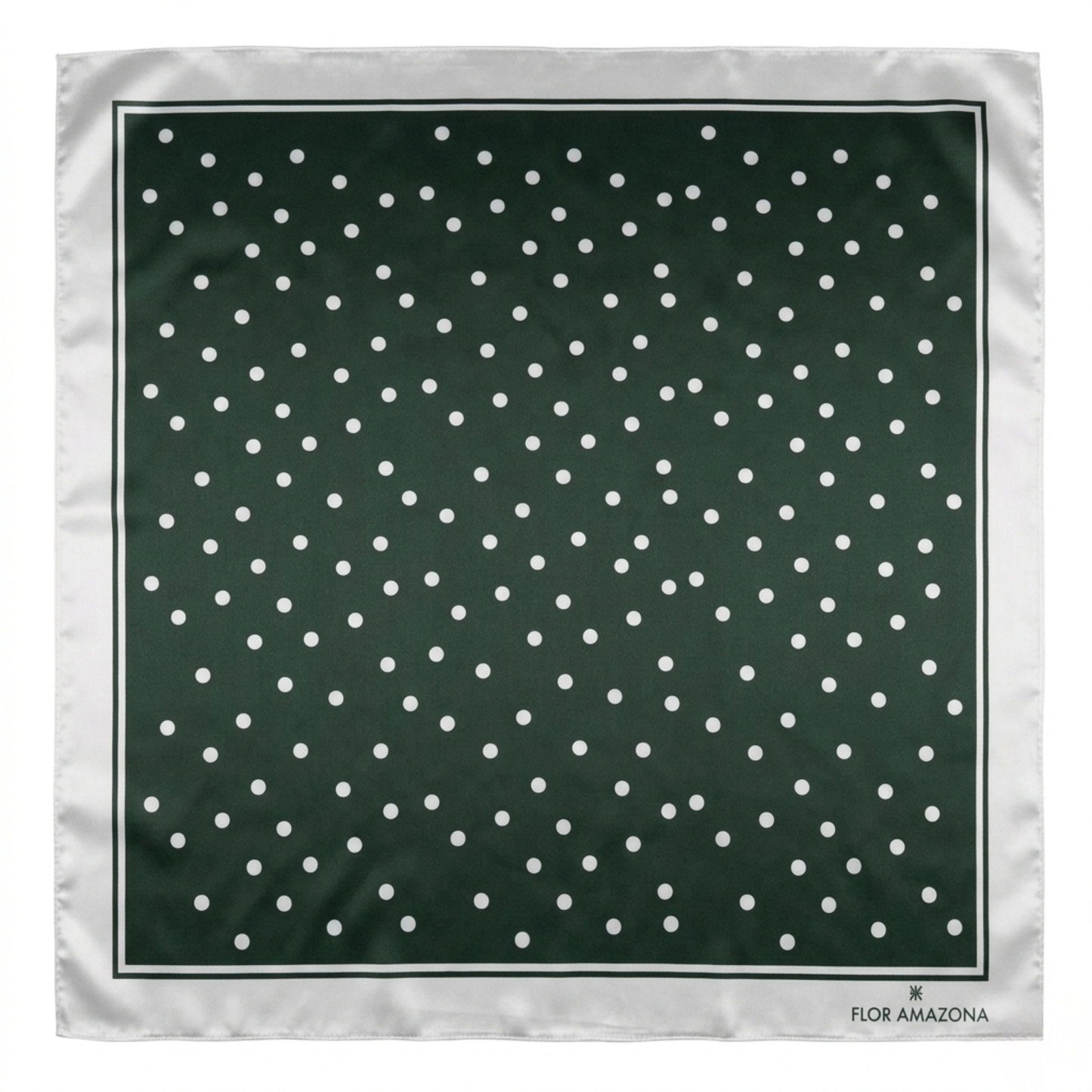 POLKA DOTS OLIVE SCARF Flor Amazona Colombia