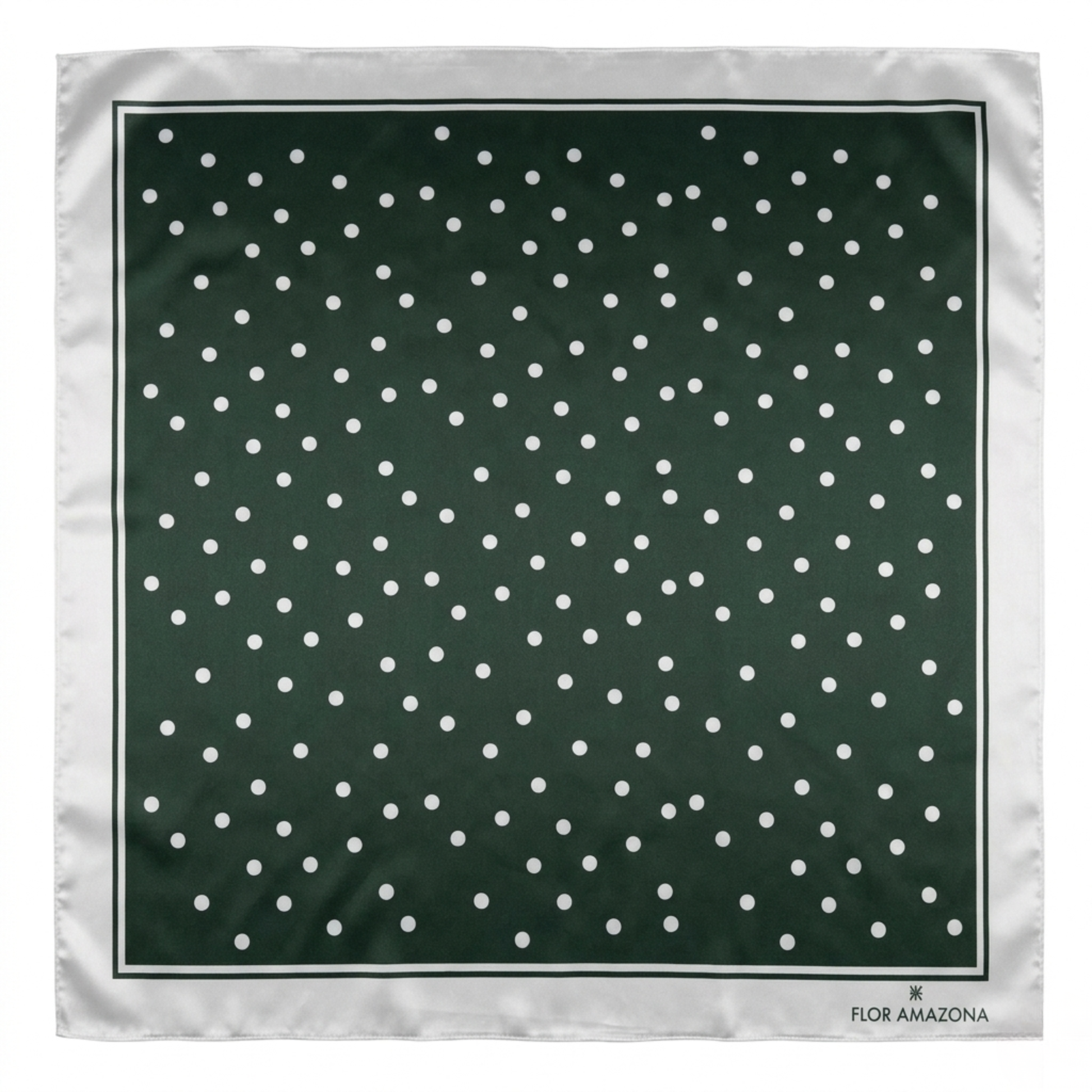 POLKA DOTS OLIVE SCARF Flor Amazona Colombia