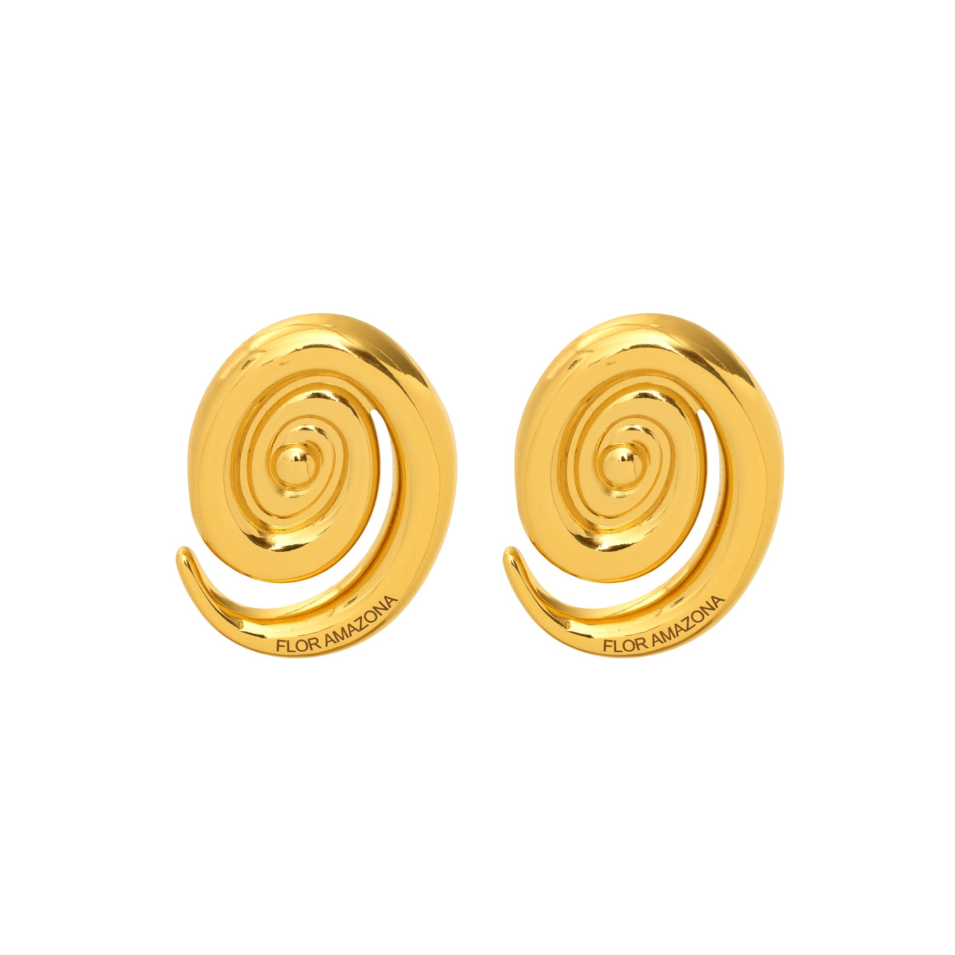 ESPIRAL EARRINGS Flor Amazona Colombia