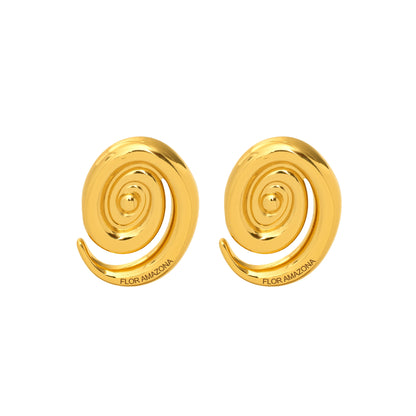 ESPIRAL EARRINGS Flor Amazona Colombia