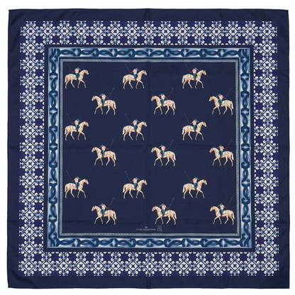 BLUE POLO SCARF Flor Amazona Colombia
