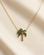 Green Palm Necklace