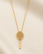 Tennis Raquet Necklace