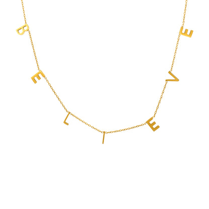 BELIEVE NECKLACE Flor Amazona Colombia