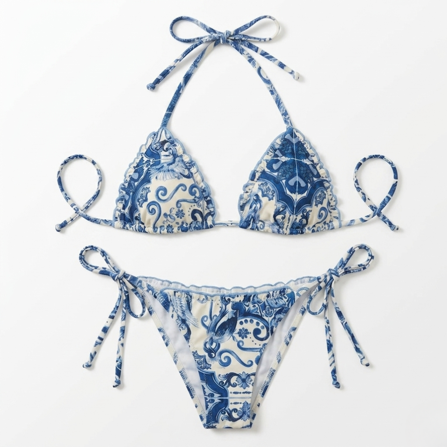 AZULEJOS BLUE GOLITA BIKINI Flor Amazona Colombia