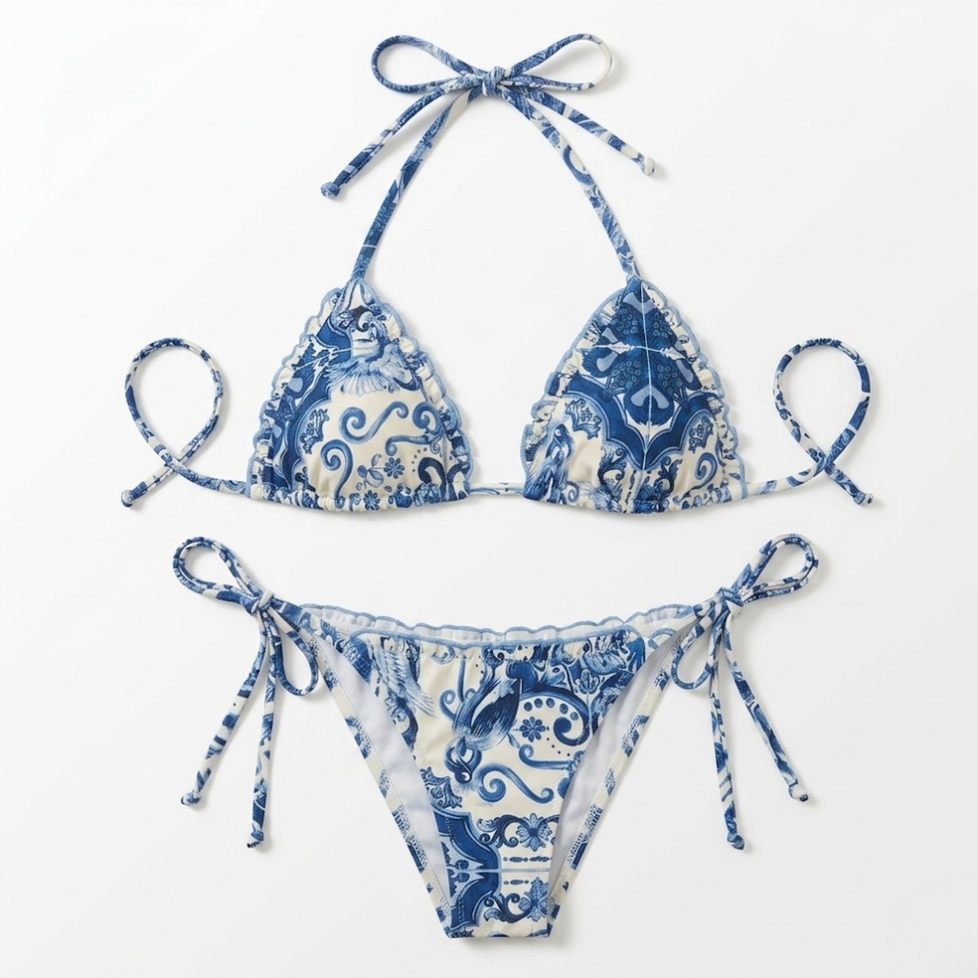 AZULEJOS BLUE GOLITA BIKINI Flor Amazona Colombia