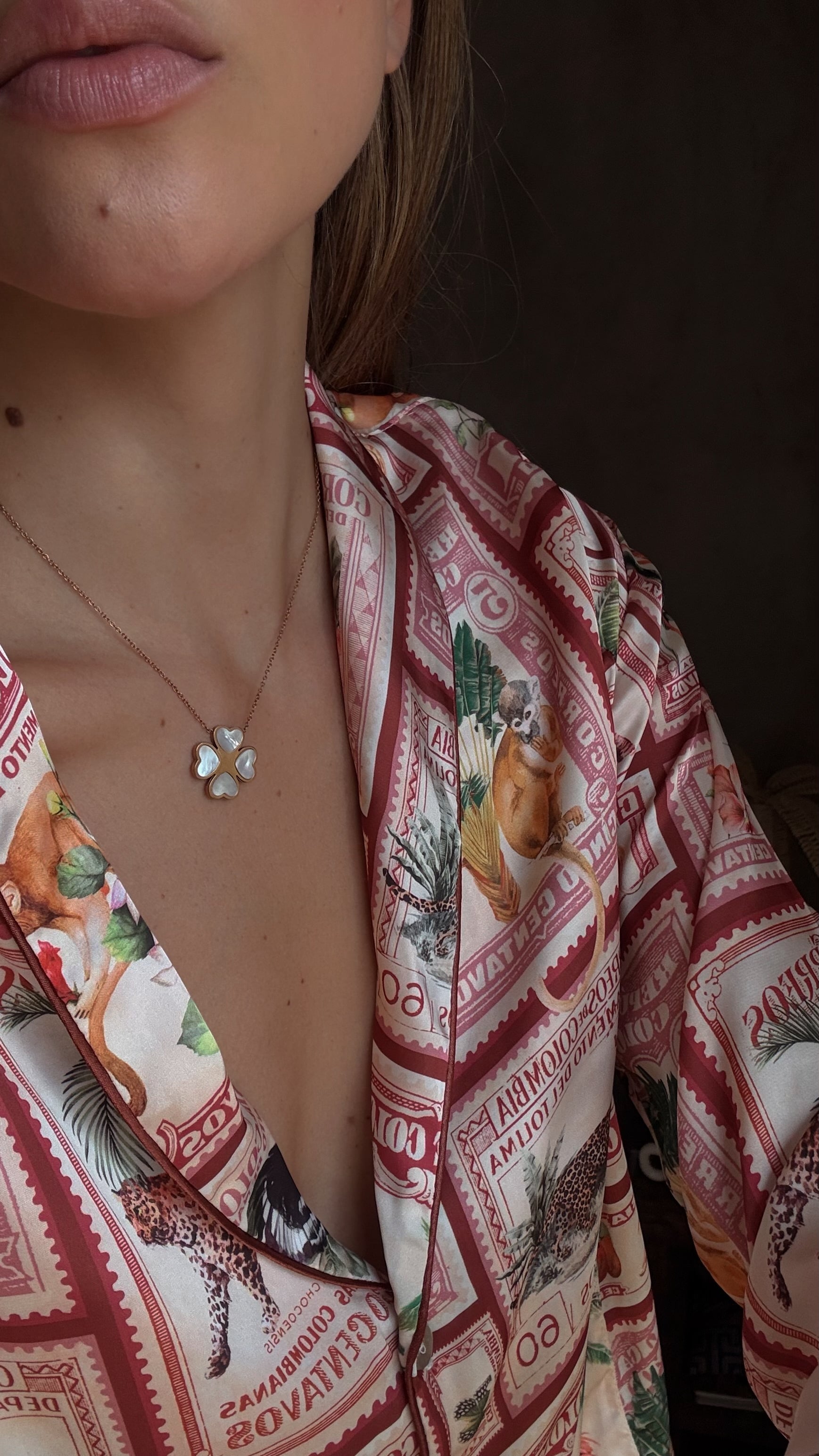 EVERLASTING NECKLACE Flor Amazona Colombia