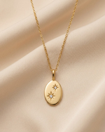 TWIN STAR CHARM NECKLACE