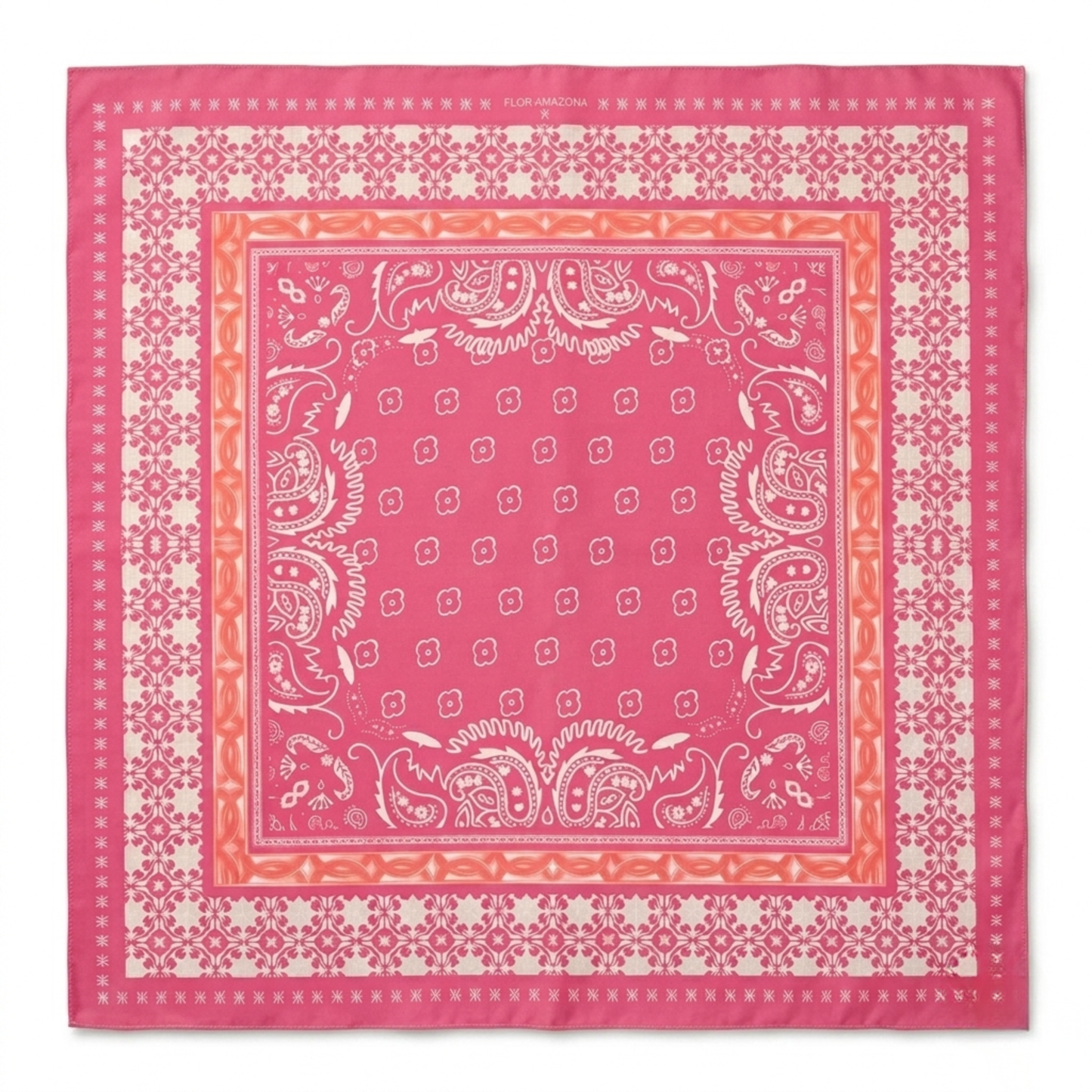 BANDANA PINK SCARF Flor Amazona Colombia