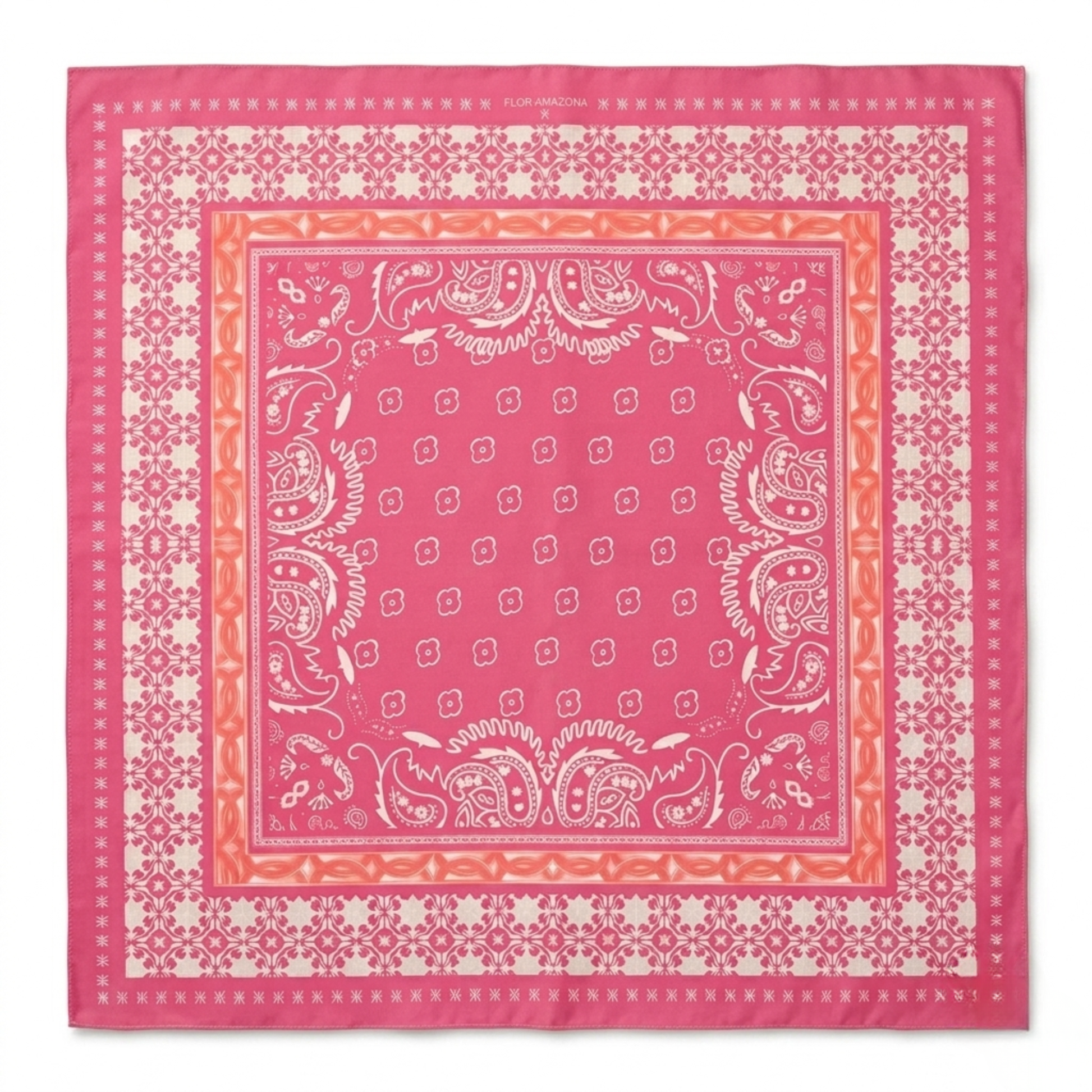 BANDANA PINK SCARF Flor Amazona Colombia