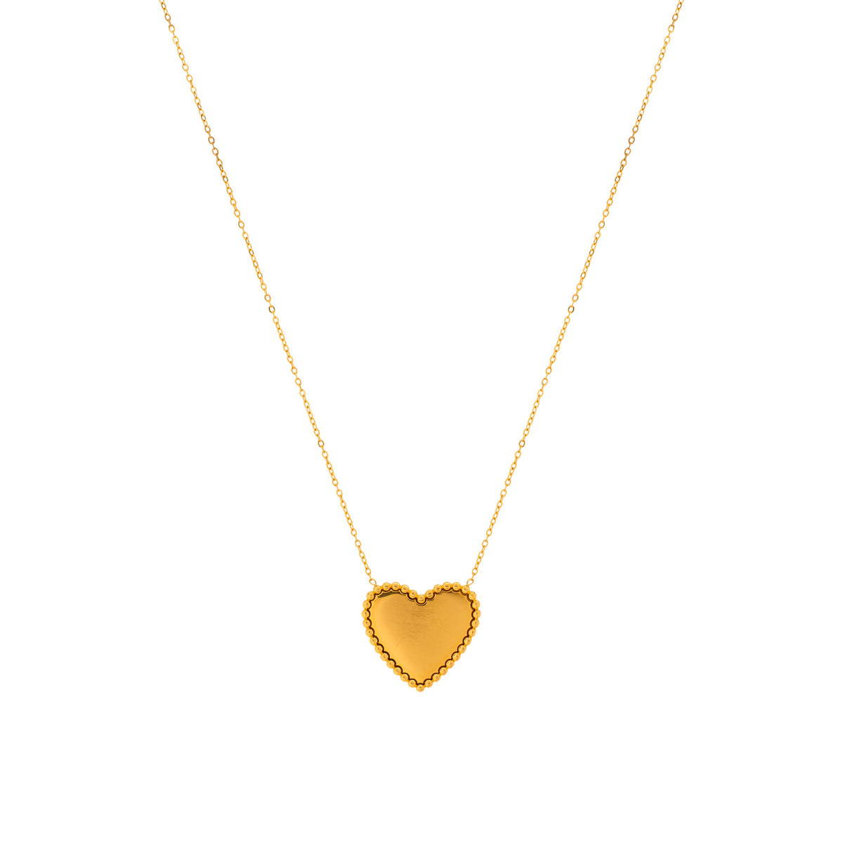 Maxi Heart Necklace Flor Amazona Colombia