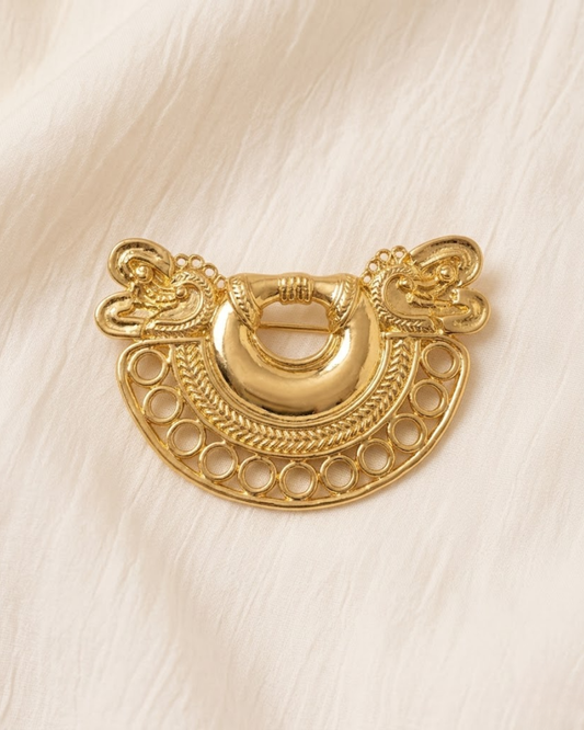BROCHE MACONDO Flor Amazona Colombia