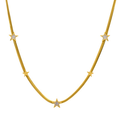 SNAKE AND STAR NECKLACE Flor Amazona Colombia
