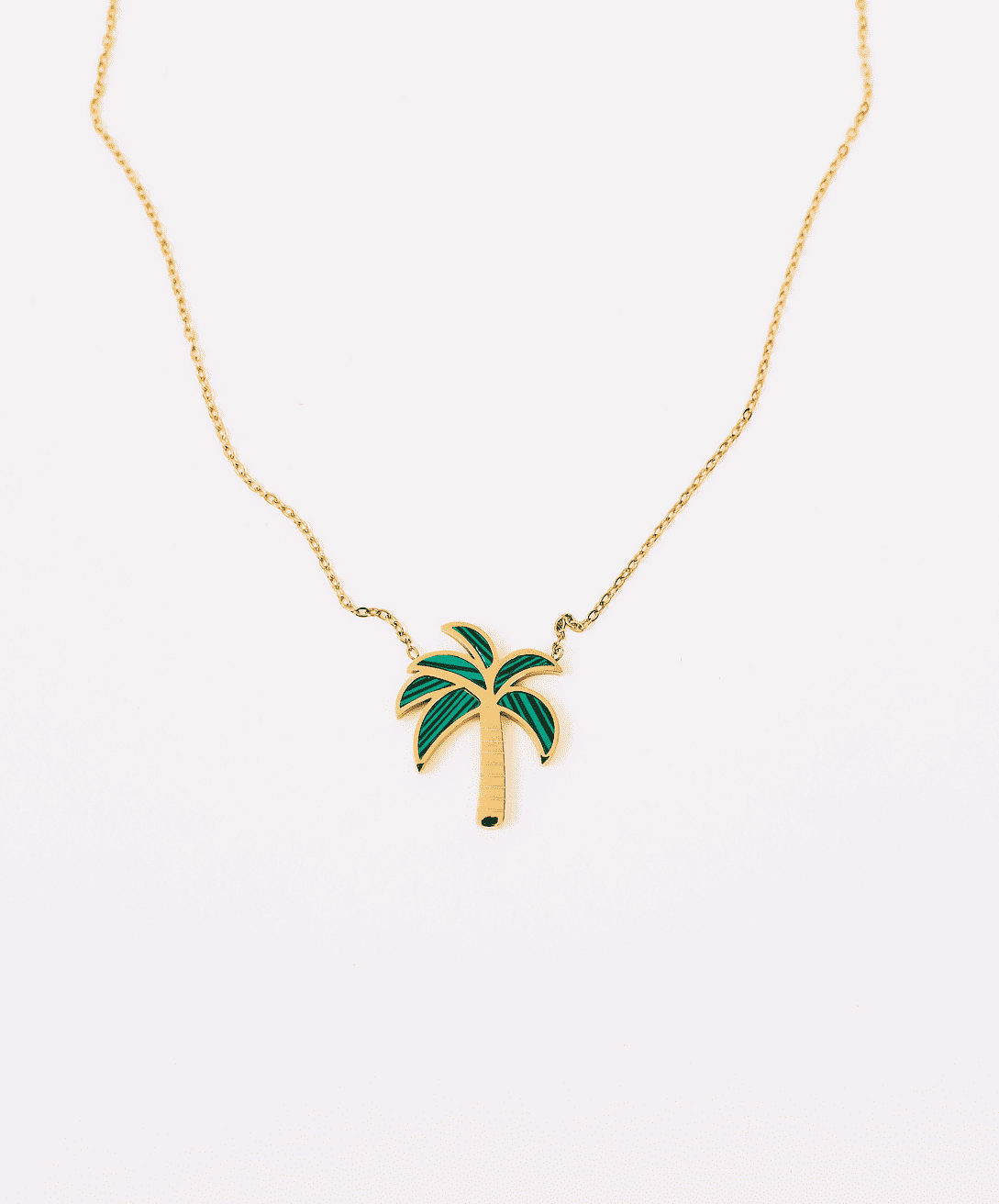 Green Palm Necklace