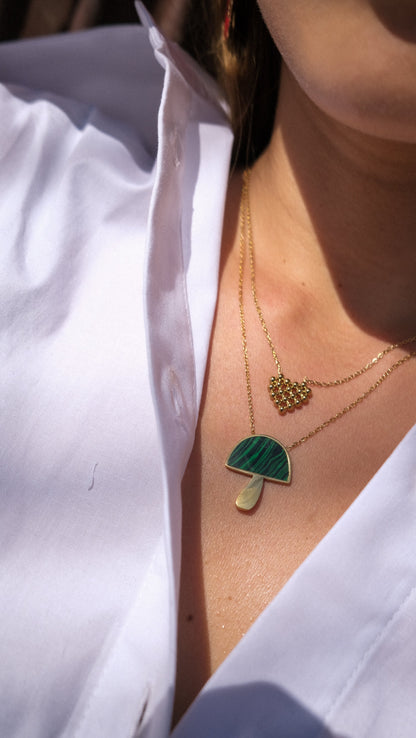 MAGIC MUSHROOM NECKLACE Flor Amazona Colombia