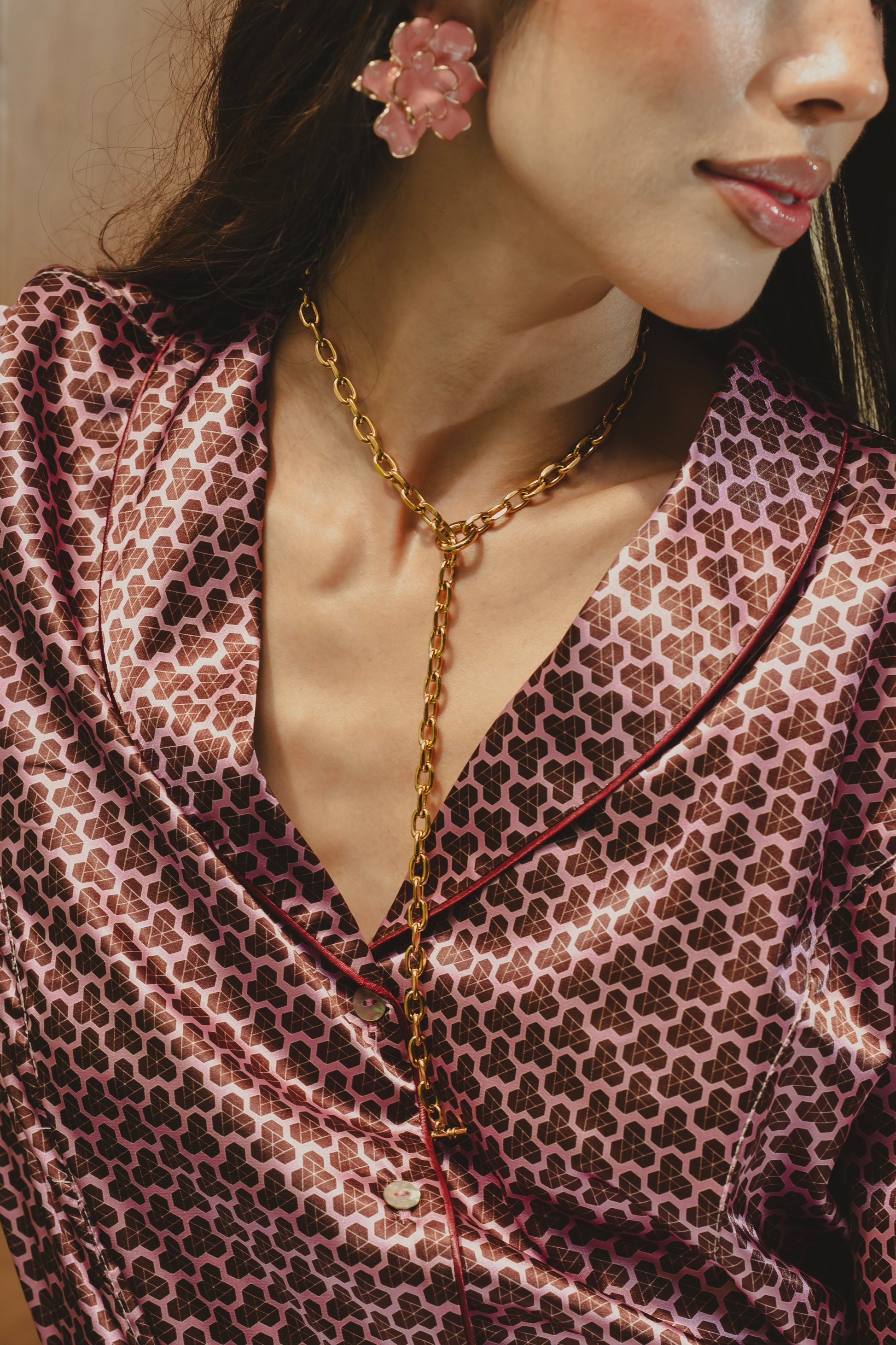 MAXI CHAIN NECKLACE Flor Amazona Colombia