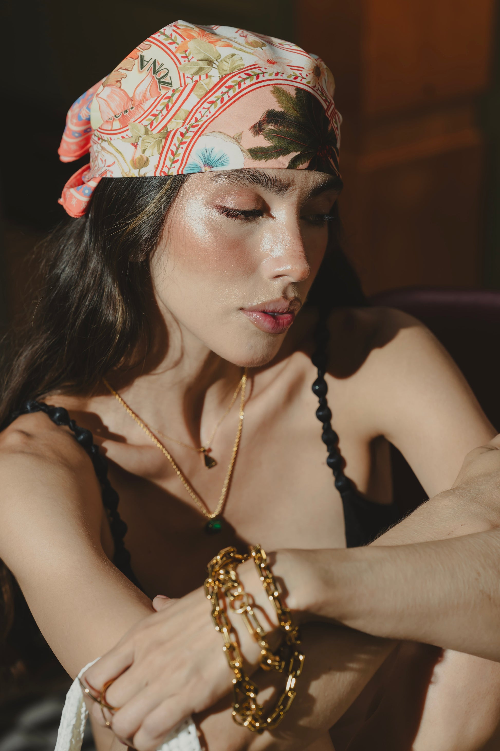 SANTA MARTA PINK SCARF Flor Amazona Colombia