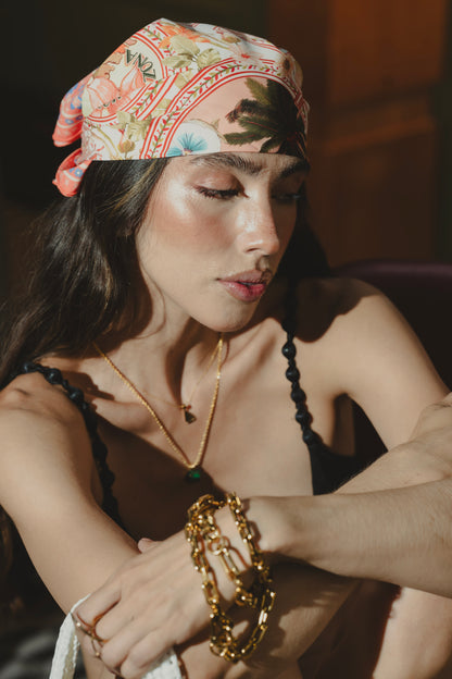 SANTA MARTA PINK SCARF Flor Amazona Colombia