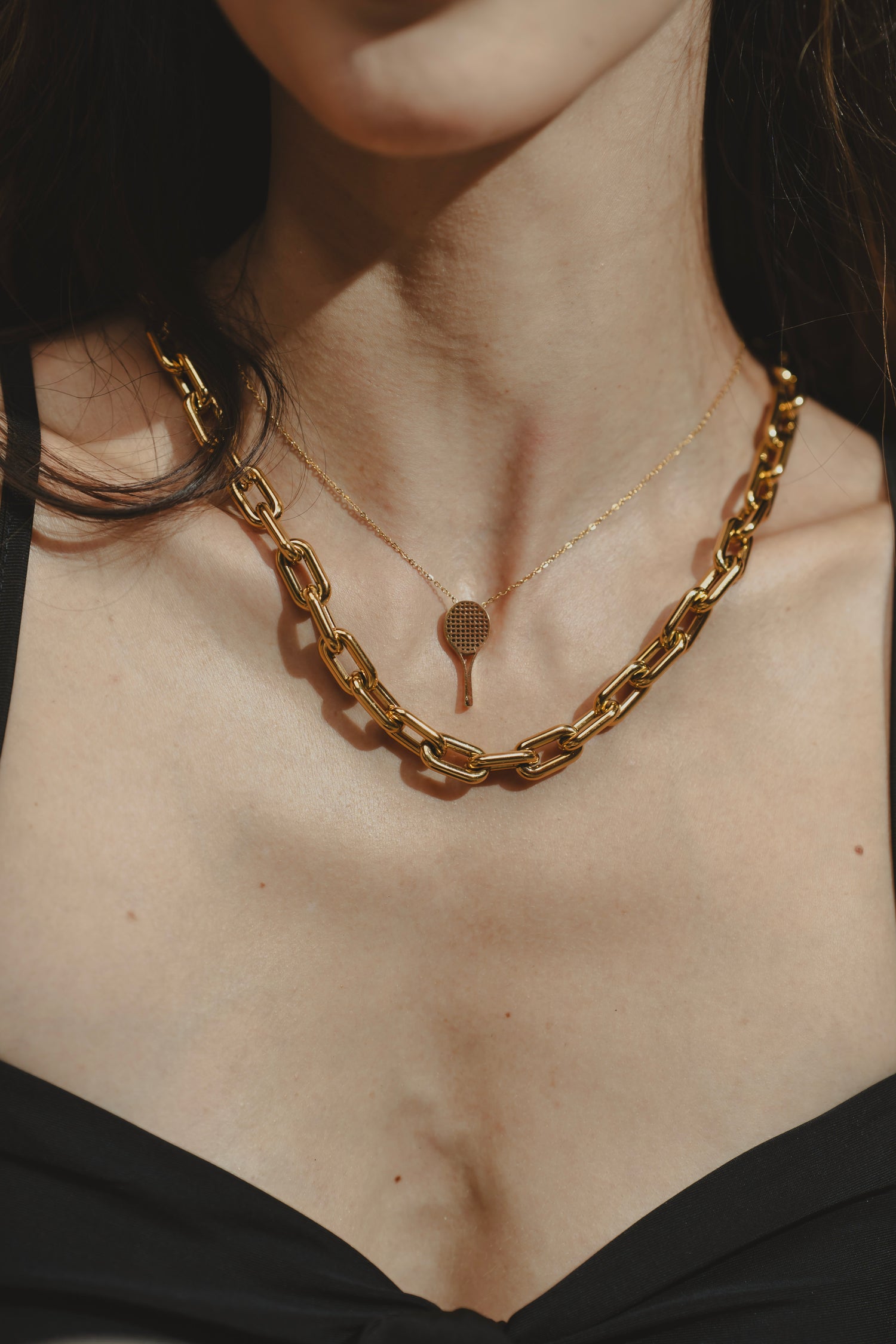 Tennis Racquet Necklace Flor Amazona Colombia