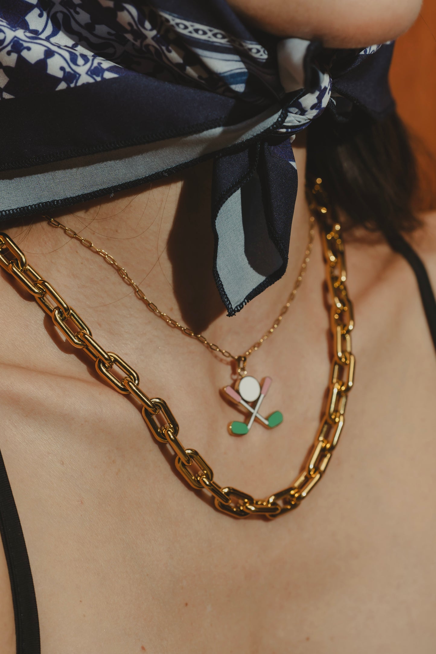 GOLF PRO NECKLACE Flor Amazona Colombia