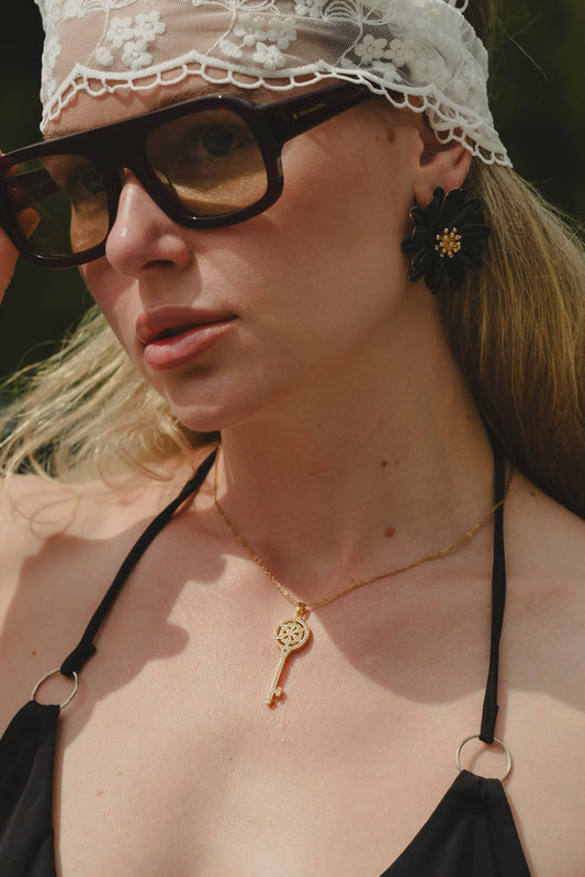 KEY NECKLACE Flor Amazona Colombia