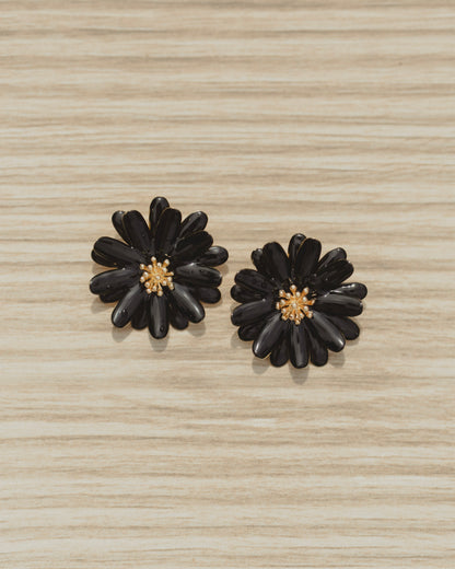 CATLEYA BLACK EARRING Flor Amazona Colombia