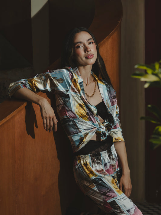 SANTA MARTA 500 AÑOS PJ SET Flor Amazona Colombia