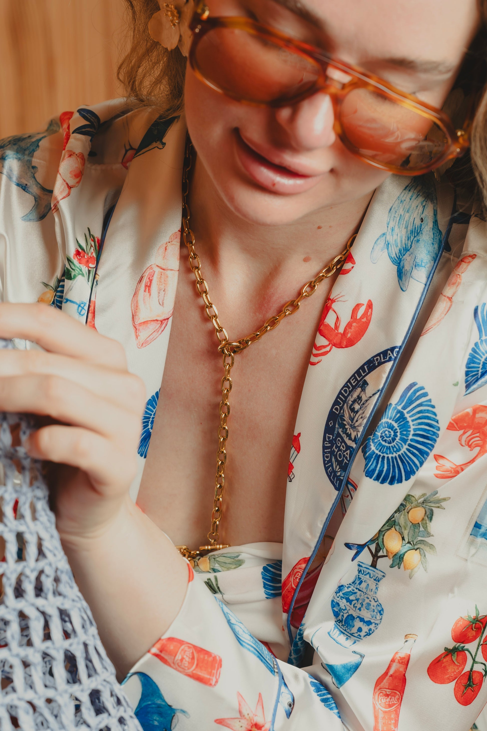 MAXI CHAIN NECKLACE Flor Amazona Colombia