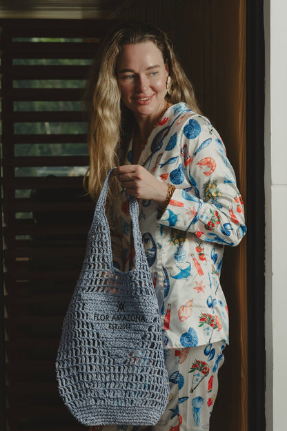 PJ PANTS TROPICAL BLUE Flor Amazona Colombia