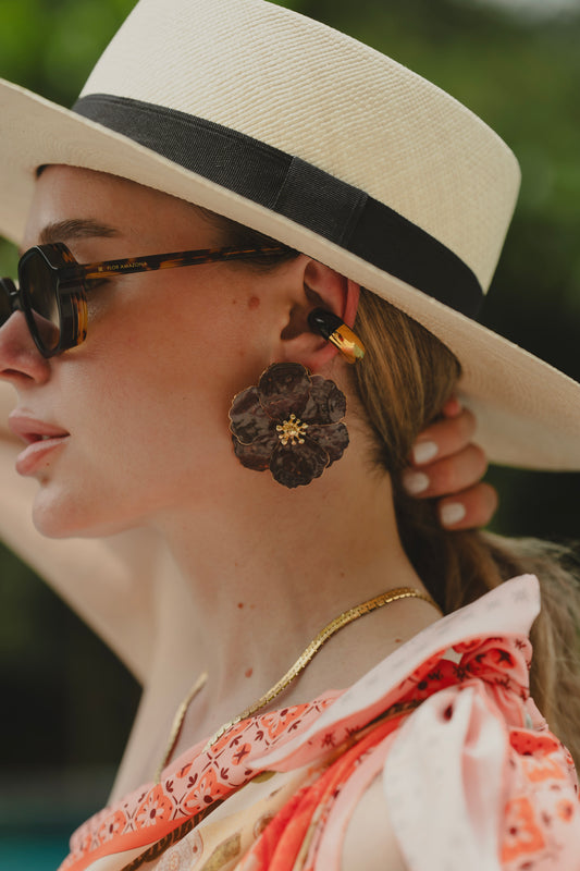 EARCUFFS Flor Amazona Colombia