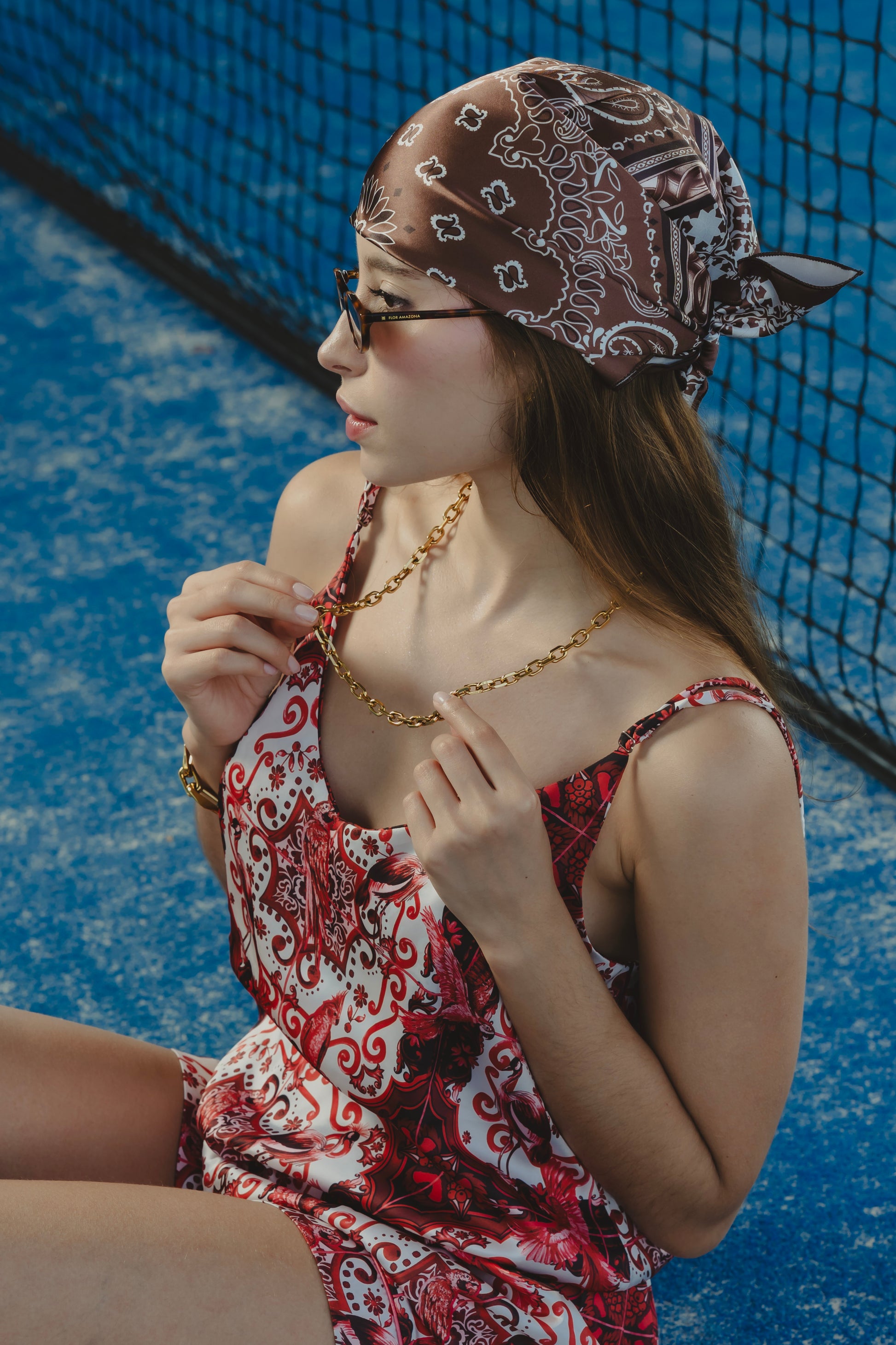 MOCCA SCARF Flor Amazona Colombia