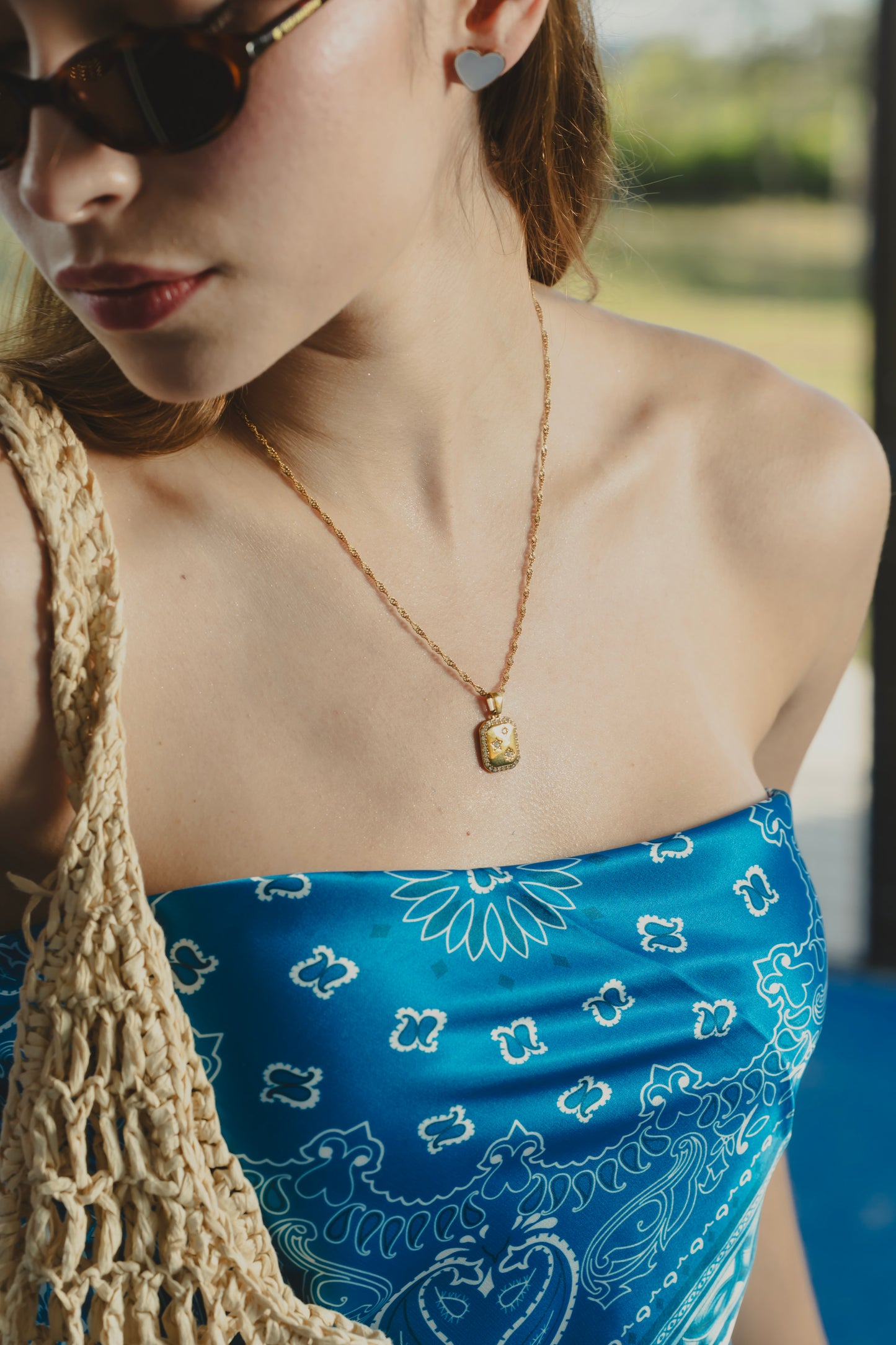 I`M SO LUCKY NECKLACE Flor Amazona Colombia