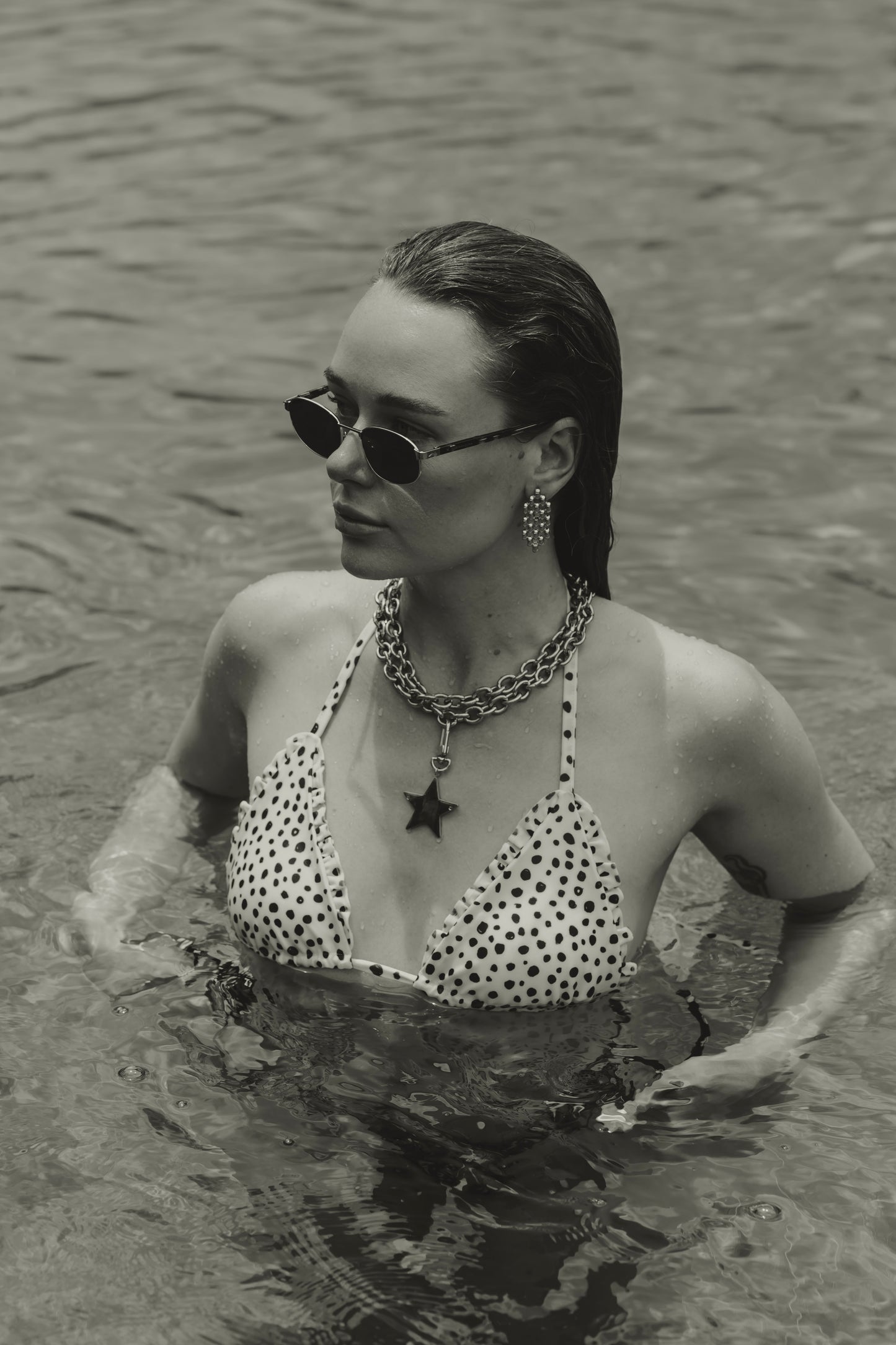 BIKINI POLKA DOTS WHITE Flor Amazona Colombia