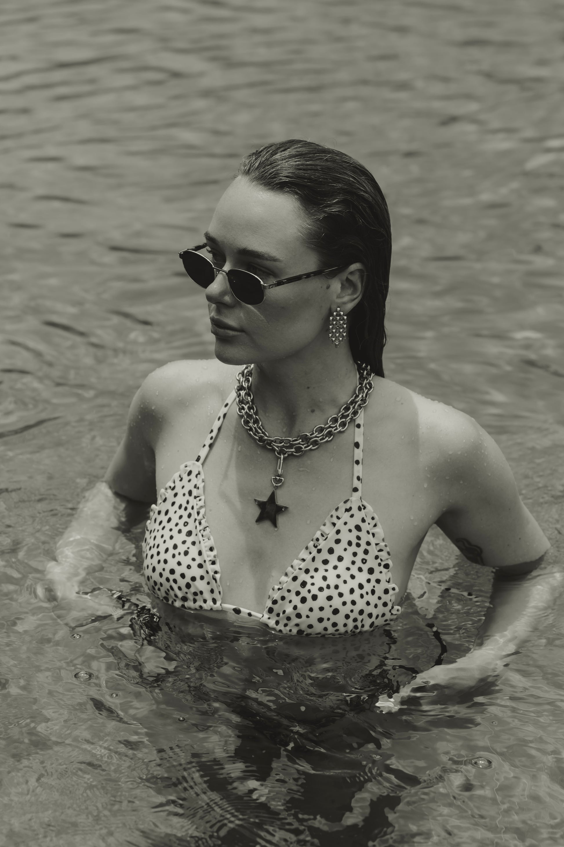 BIKINI POLKA DOTS WHITE Flor Amazona Colombia