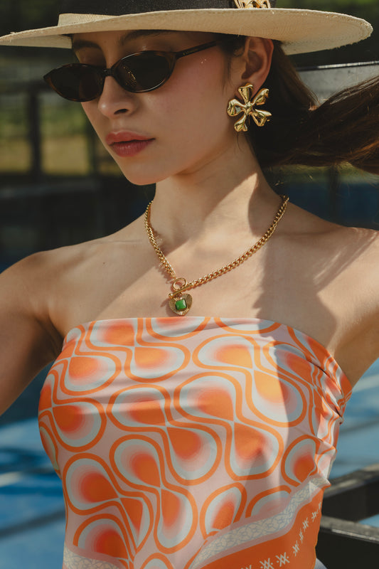 REINA JADE NECKLACE Flor Amazona Colombia