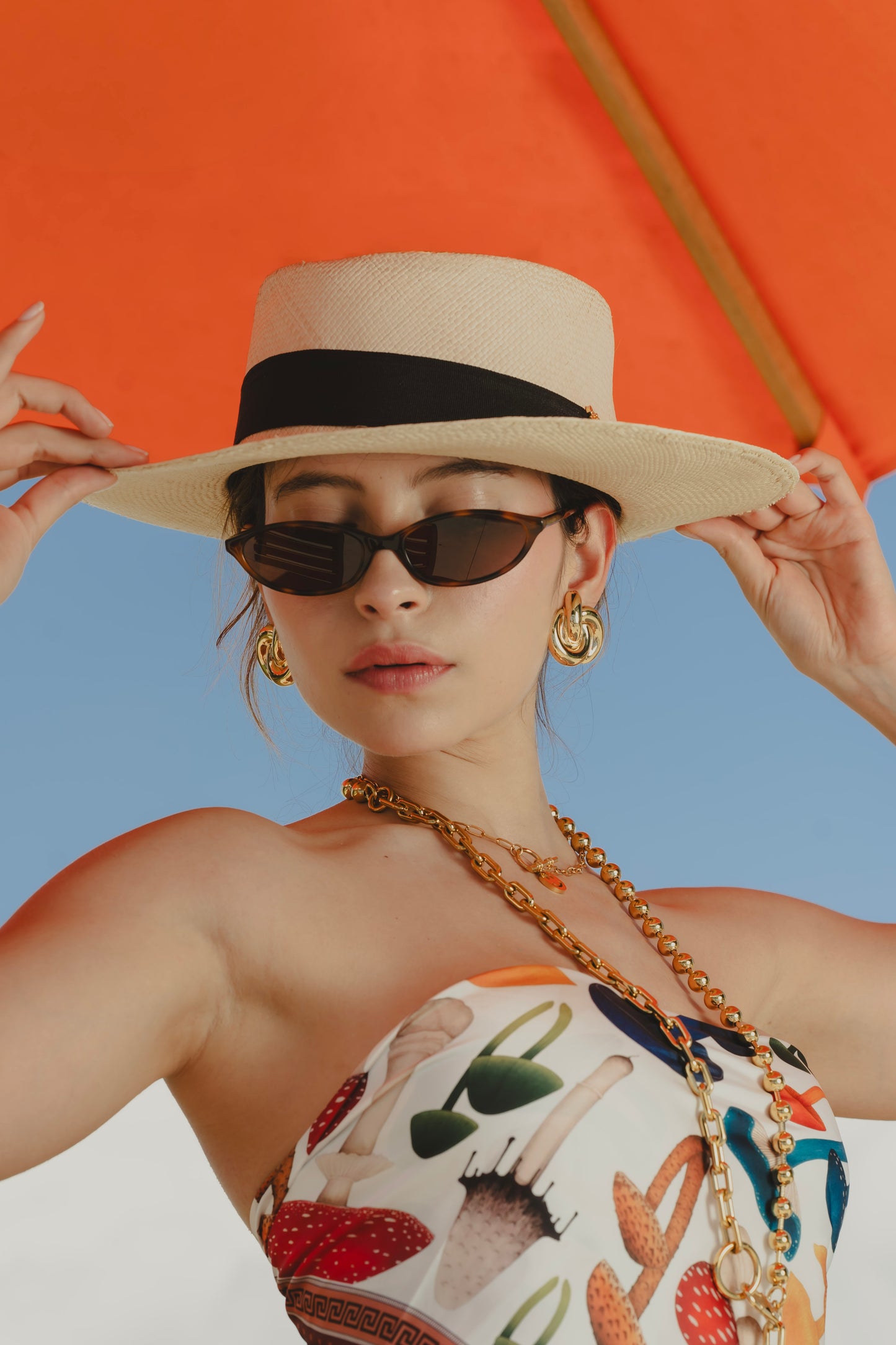 PAÑOLETA HONGOS BLUE Flor Amazona Colombia