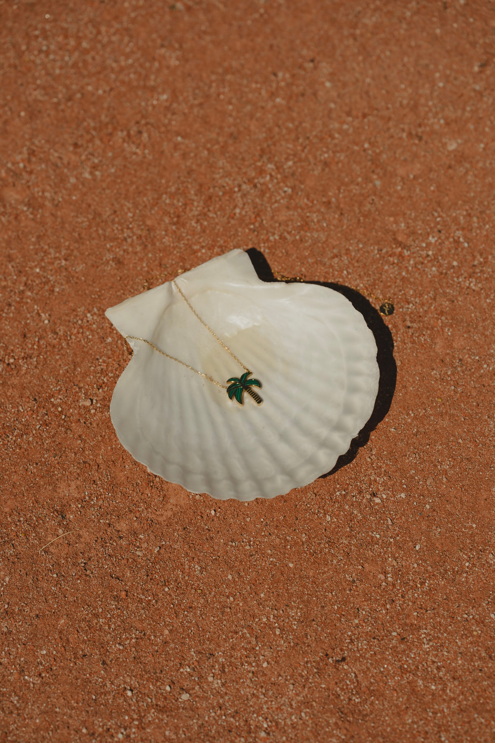 Green Palm Necklace Flor Amazona Colombia