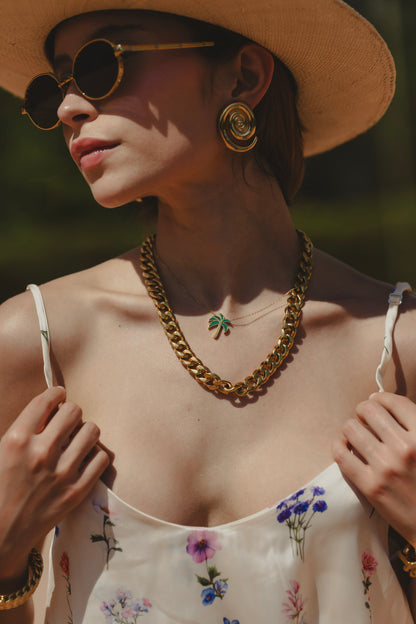 URSULA NECKLACE Flor Amazona Colombia