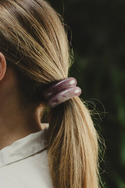 HAIR BUN VIOLET Flor Amazona Colombia