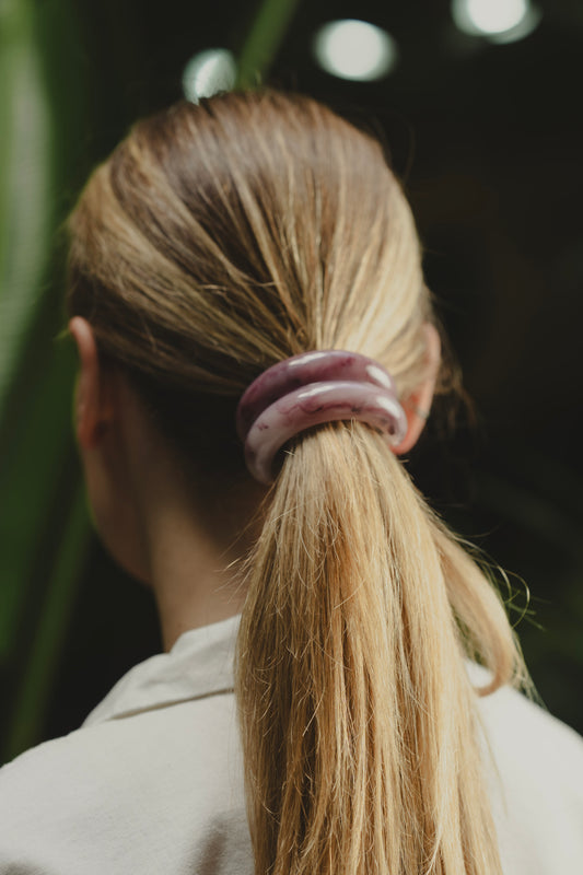 HAIR BUN VIOLET Flor Amazona Colombia